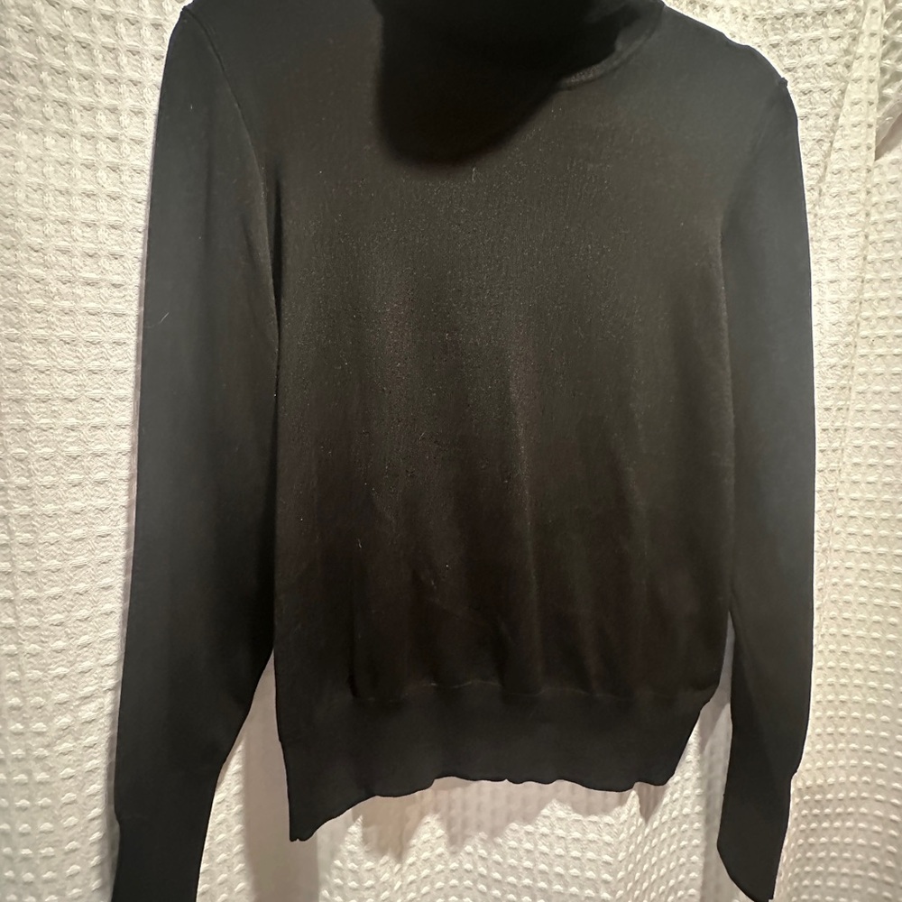Classic Express Black Turtleneck Sweater
